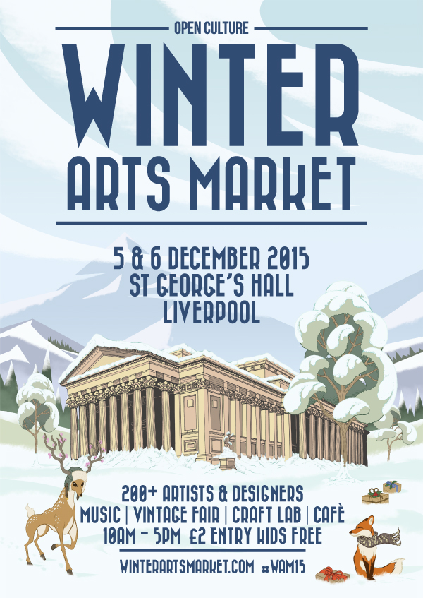 Winter Arts Market, St Georges Hall, Liverpool December 2015