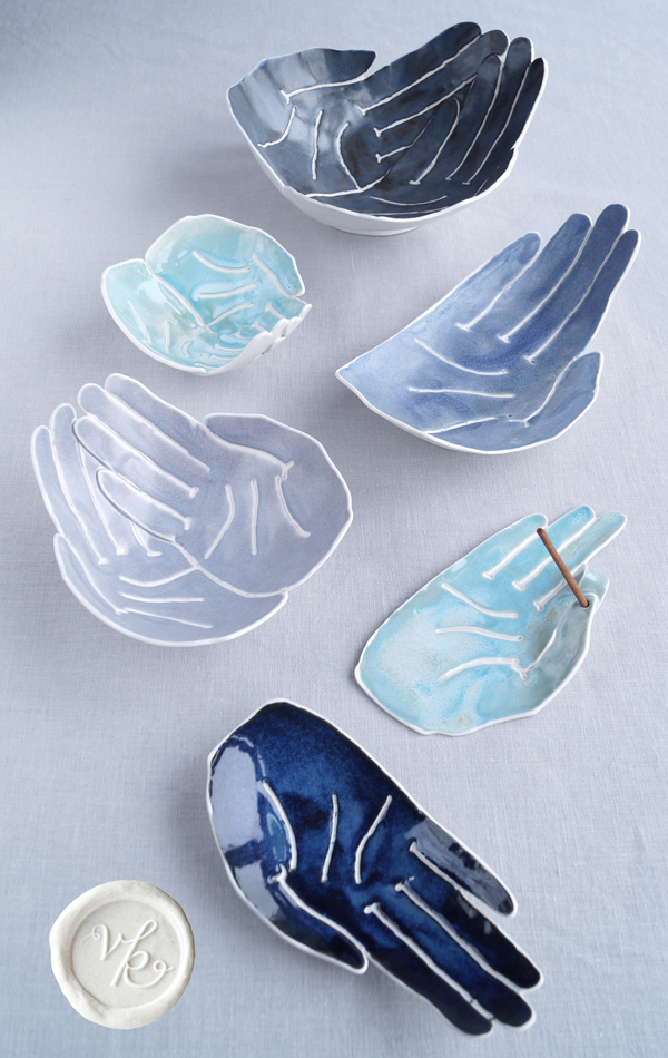 Porcelain hand collection VanillaKiln