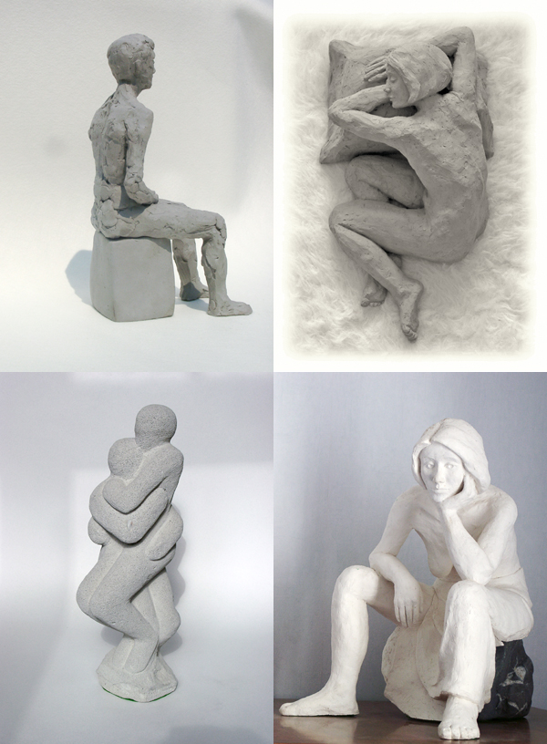 Figurative sculptures by Jude Winnall