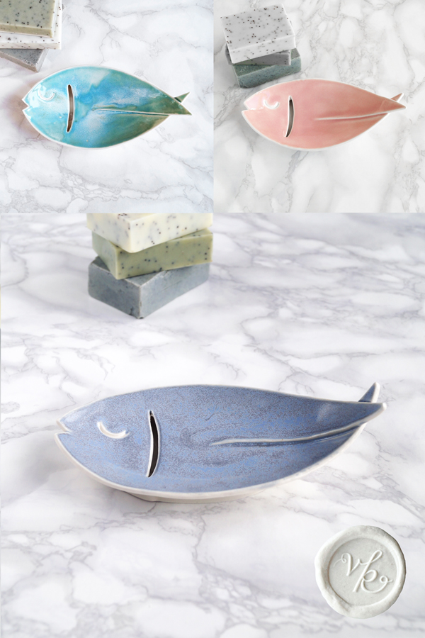 porcelain fish soap dishes VanillaKiln