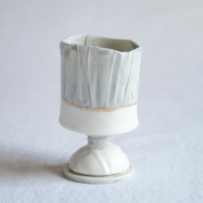 tealight holder, white porcelain, stemmed tea light holder, pottery 9th anniversary, china 2nd 20th anniversary, porcelain 18