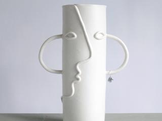DEL porcelain face vase, 5 colours
